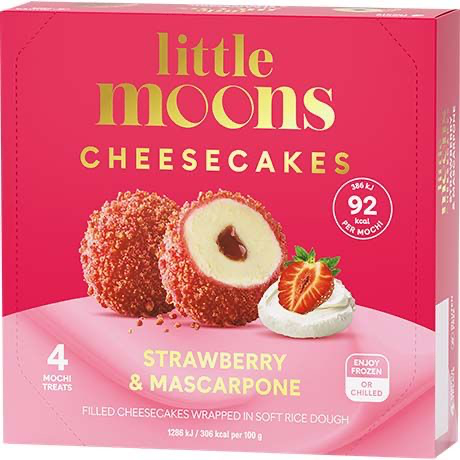 [SG2020-242] Mochi Glacé Fraise-Mascarpone-Cheesecake 192 Gr LITTLE MOONS 