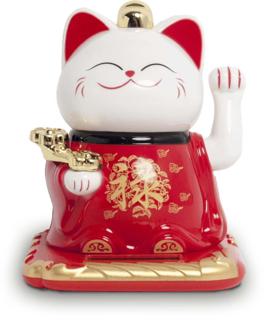 [NF2020-106] Lucky Cat Lok - Solar 9x10x10,5cm 
