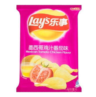 [CS2020-257] Potato Crisps - Mexican Chicken Tomato Flavour 70 GR LAYS