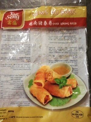 Pork Spring Roll 800 Gr FOO SENG
