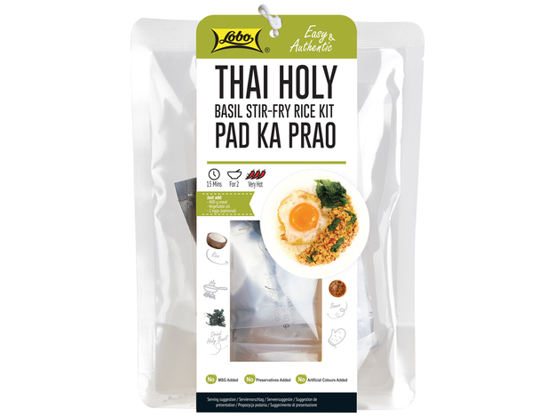 Préparation Pad Ka Prao Riz 322 Gr LOBO