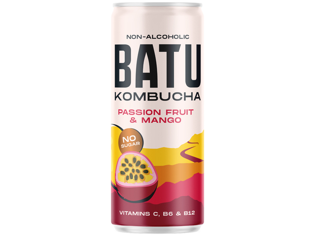 Boisson Kombucha Fruit Pass. Mangue 250 Ml BATU