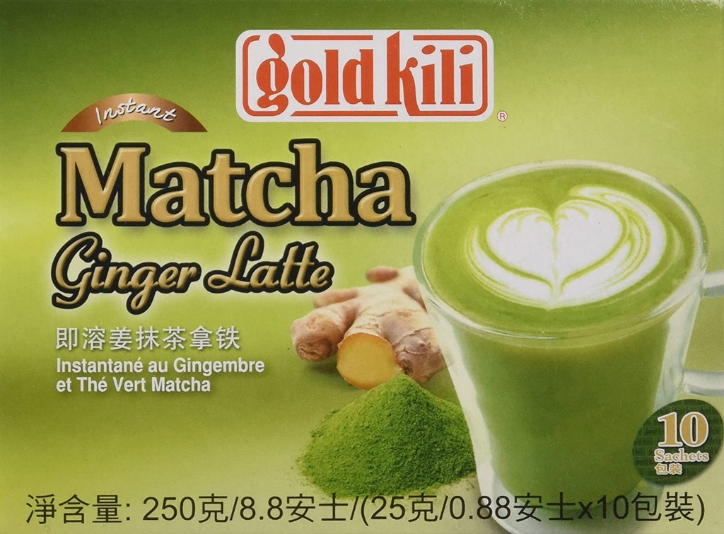 [BL2013-017] Instant Matcha Ginger Latte 10x25 Gr GOLD KILI