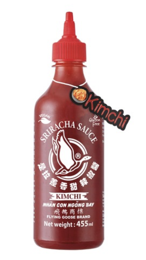 [AS2018-424] Sriracha Sauce au Piment Sriracha à la Kimchi 455 Ml FLYING GOOSE