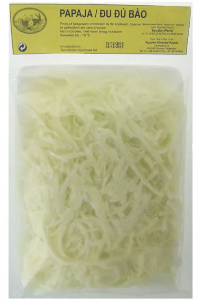[SG2020-17] Papaya Strips <-18°C 250 Gr. ASIAN CHOICE