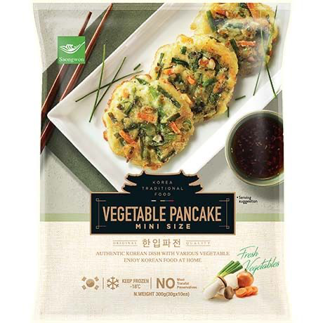 [SG2020-021] Korean Vegetables Pancake Mini 300 Gr SAONGWON