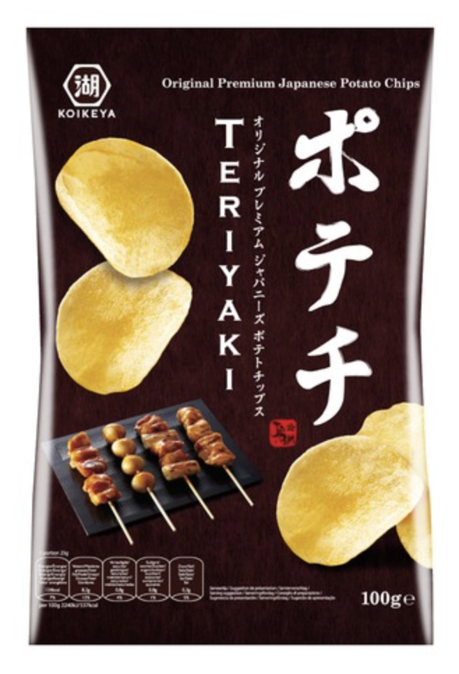 [CS2020-013] Chips de Pommes de Terre Teriyaki 100 Gr KOIKEYA