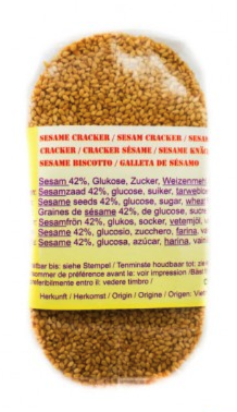 [CS2020-17] White Sesam Cracker 100 Gr YEN NHUNG
