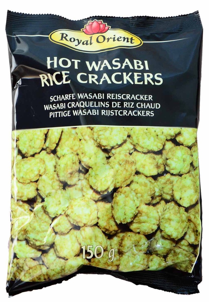 [CS2020-027] Wasabi Hot Rice Cracker 150 Gr ROYAL ORIENT
