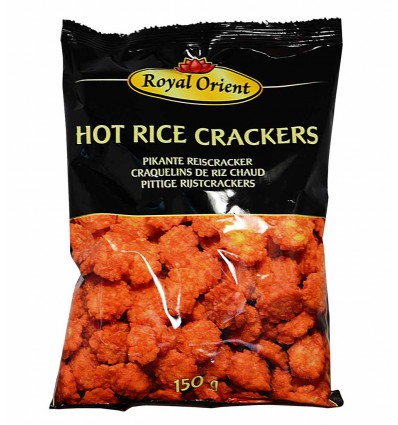 Hot Rice Crackers 150 Gr ROYAL ORIENT