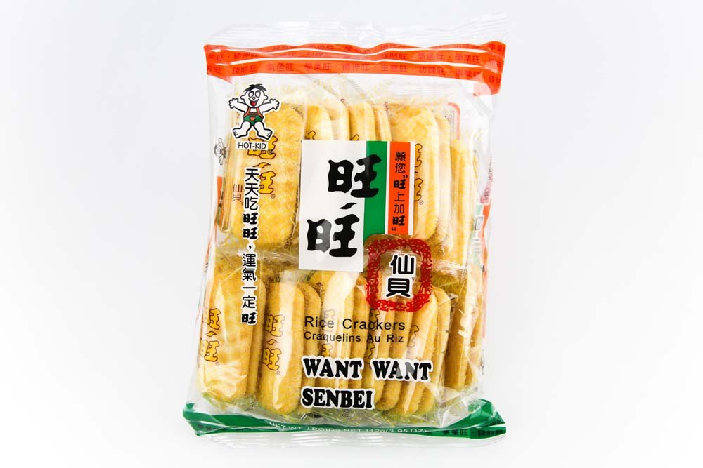 [CS2020-036] Salty Senbei Rice Crackers 112 Gr WANT WANT