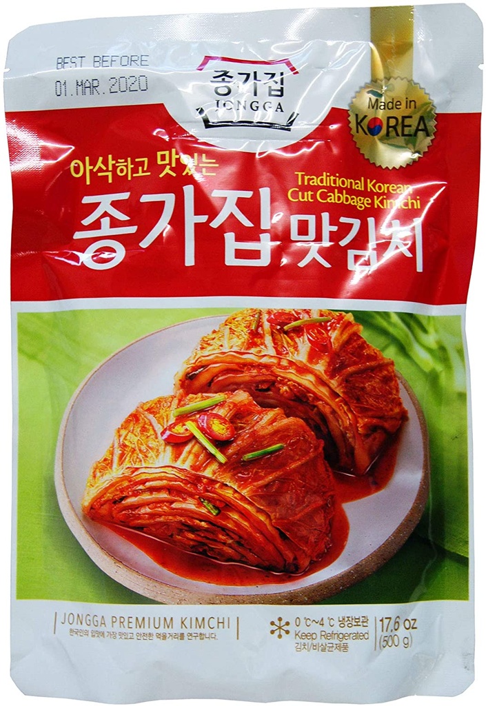 [FR1979-001] Cut Cabbage Kimchi <1°C 500 Gr JONGGA