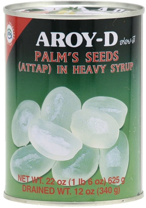 [CN1979-006] Attap Palm Seed in Syrup 625 Gr  AROY-D
