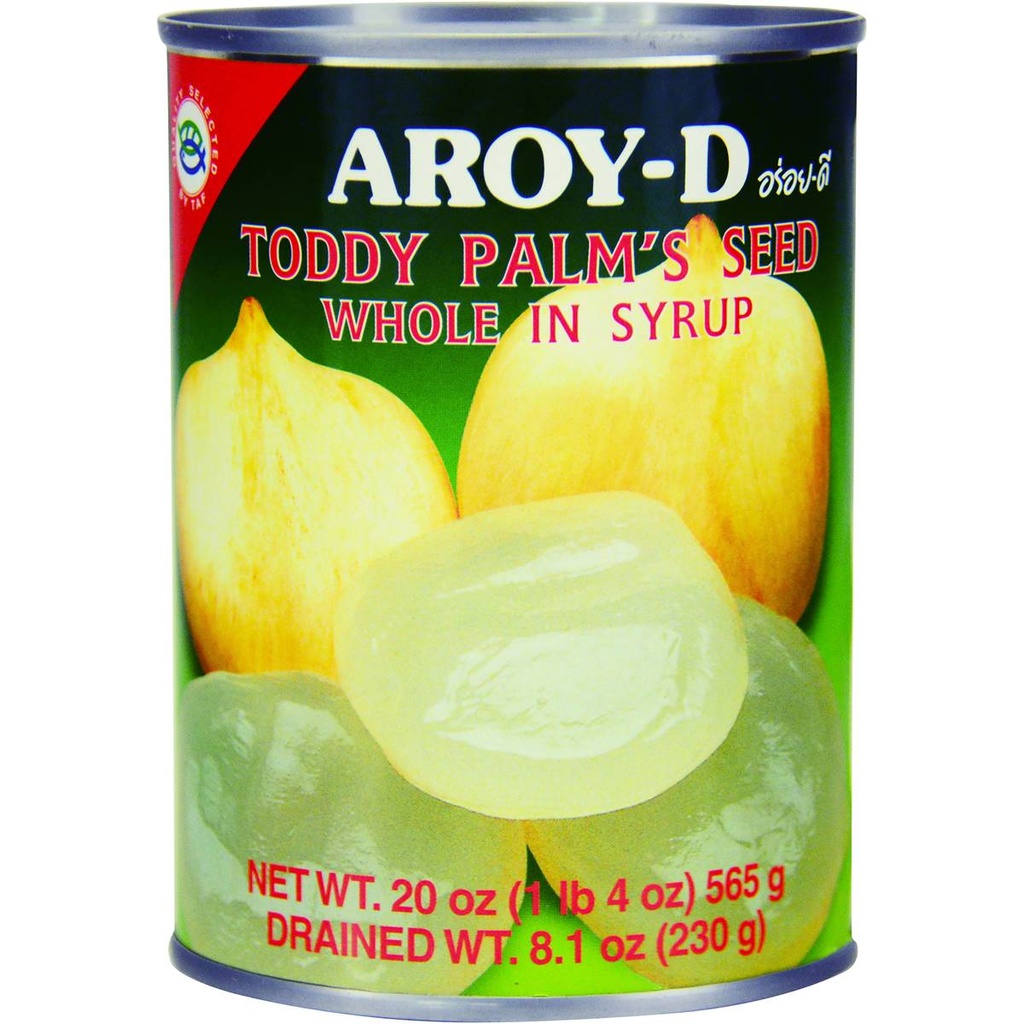 [CN1979-9] Toddy Palm Whole in Syrup 565 Gr  AROY-D