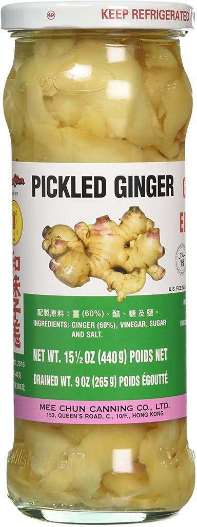 [CN1979-015] Pickled Ginger 450g Gr MEE CHUN