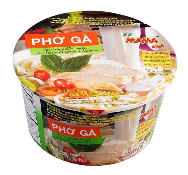 [RNF2018-009] Instant Rice Noodle Pho Ga Bowl 65 Gr MAMA