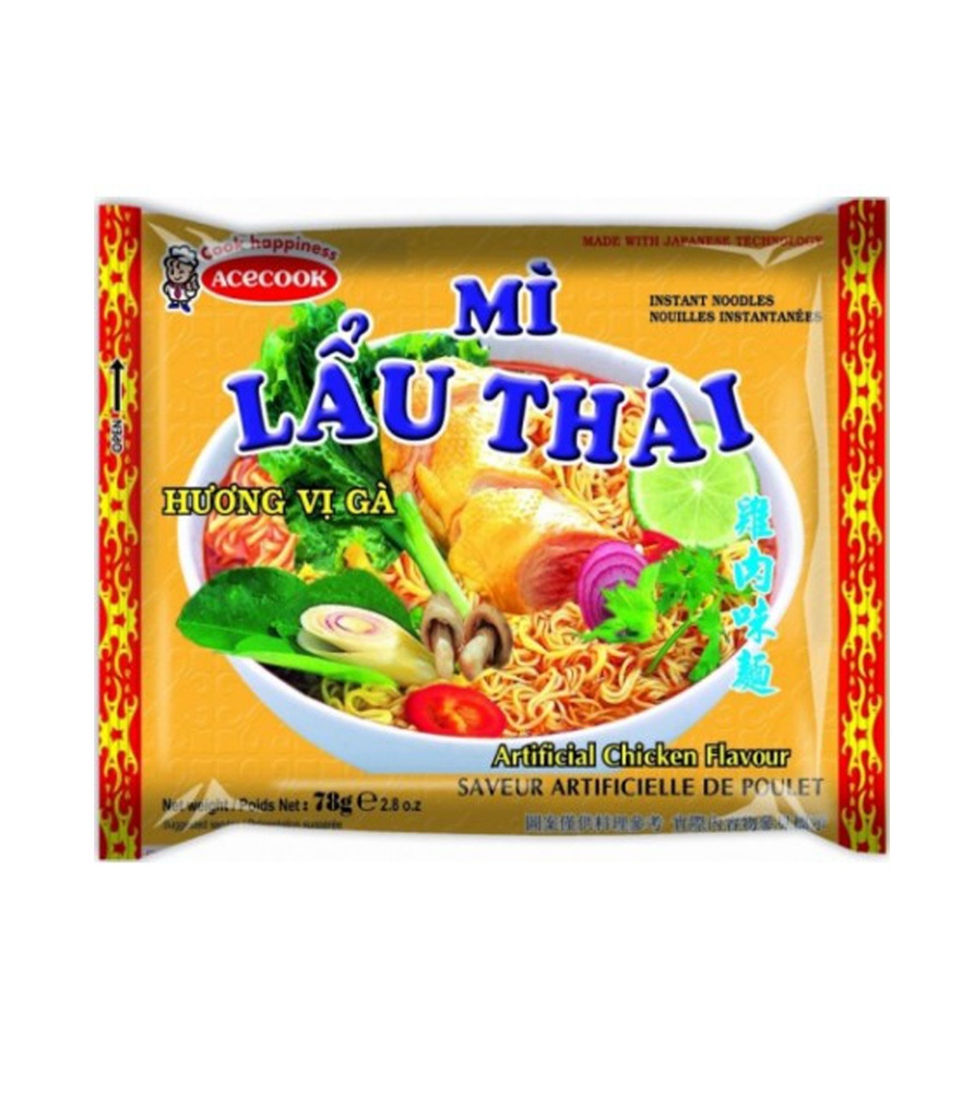 [RNF2018-39] MLT Instant Noodle Chicken 78 Gr ACECOOK