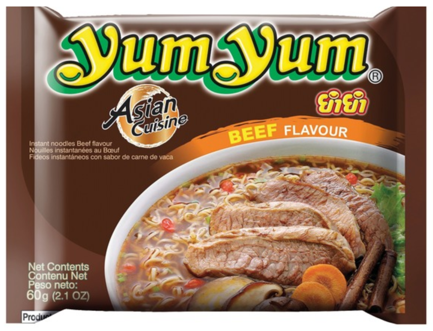 [RNF2018-051] Instant Noodles Beef 60 Gr YUM YUM