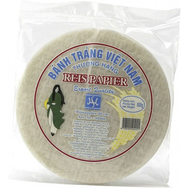 [RNF2018-061] Vietnamese Rice Paper ø 28 cm 500 Gr HS